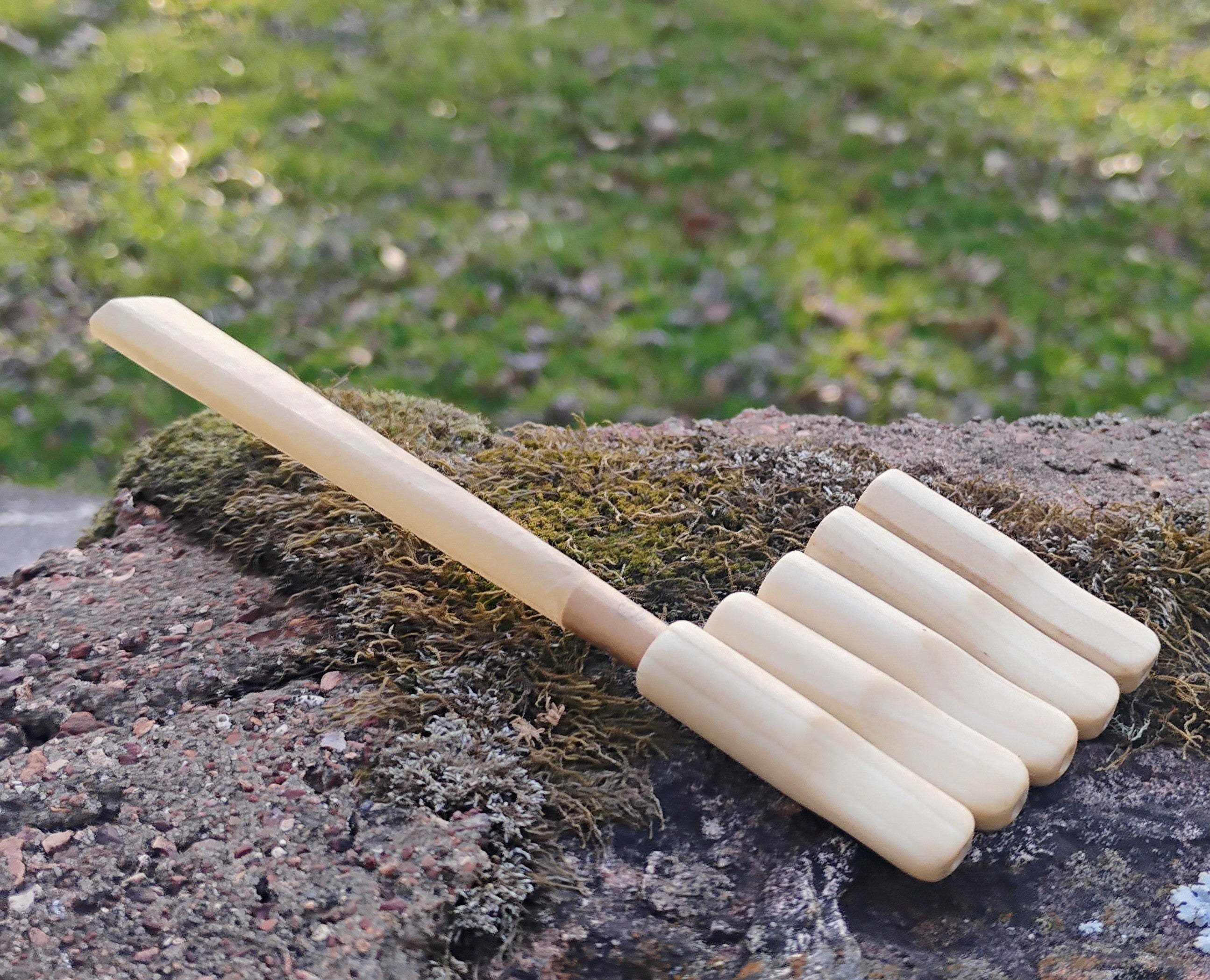 Hand Carved Wooden Cone Holder Lip Tips Handmade in USA
