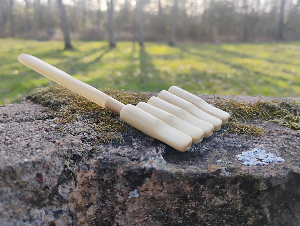 Hand Carved Wooden Cone Holder Lip Tips Handmade in USA