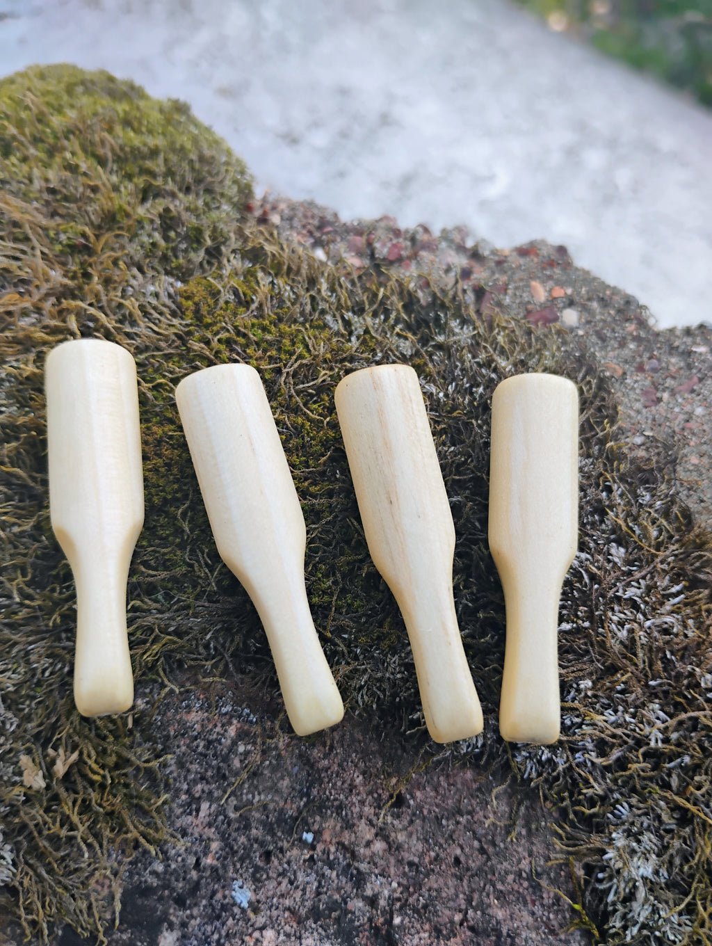 Hand Carved Wooden Cone Holder Lip Tips Handmade in USA