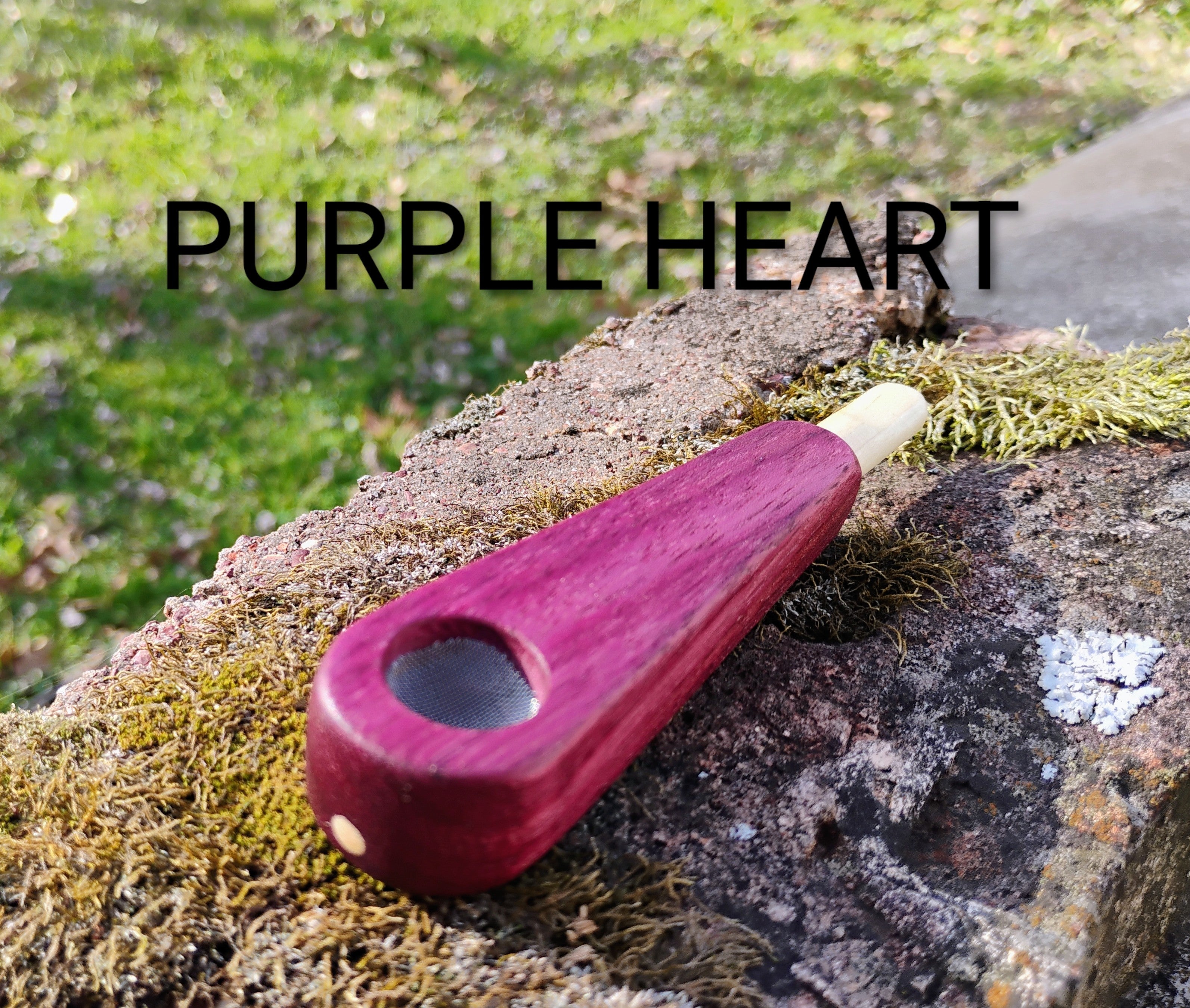 2 IN 1 Cone Pipe With 2 Hand Carved Wooden Cone Holder Lip Tips and 5 Screens