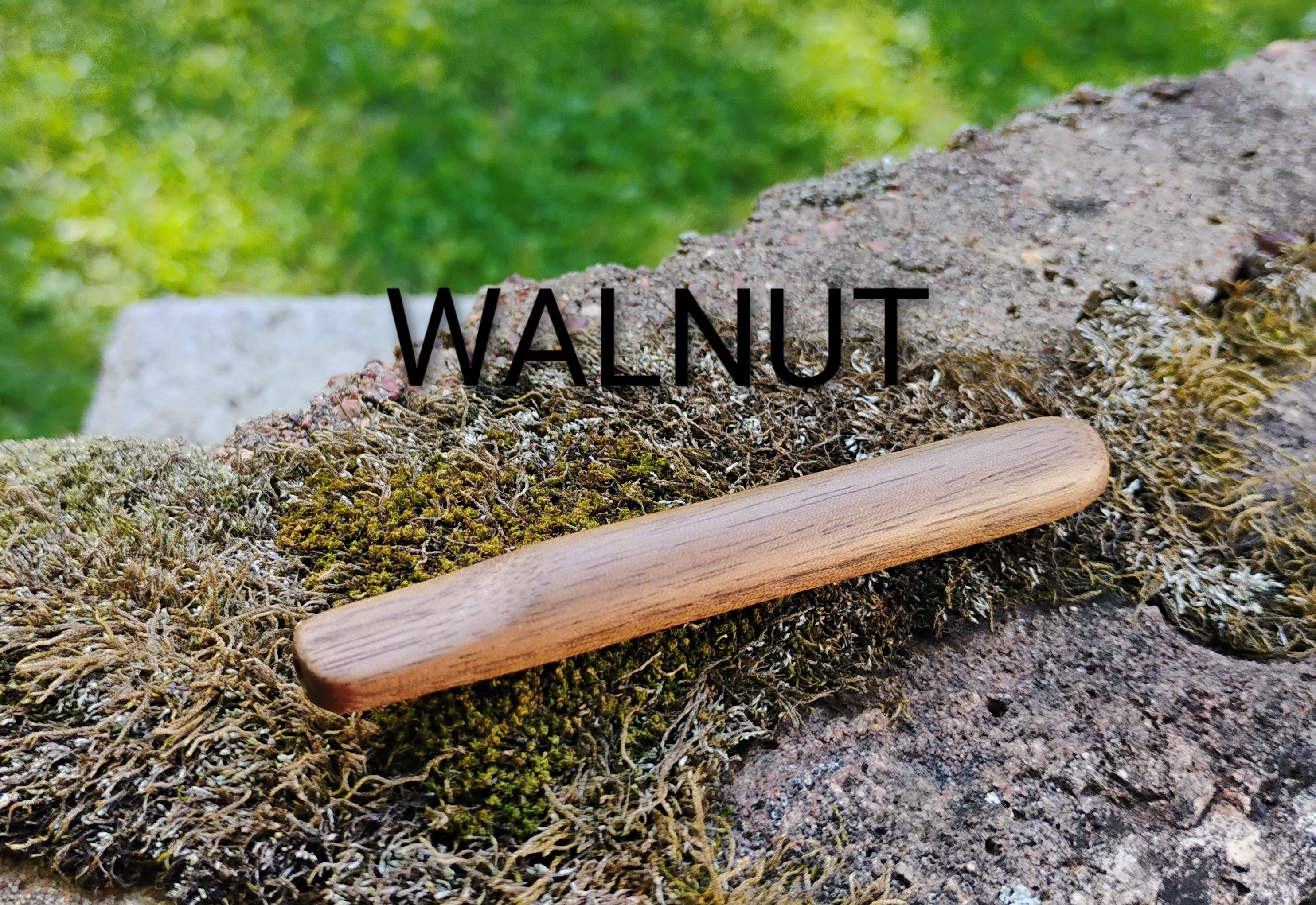 3 inch One Hitter with Hand Carved Lip Tip Hardwood Smoking Pipe