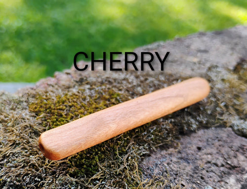 3 inch One Hitter with Hand Carved Lip Tip Hardwood Smoking Pipe