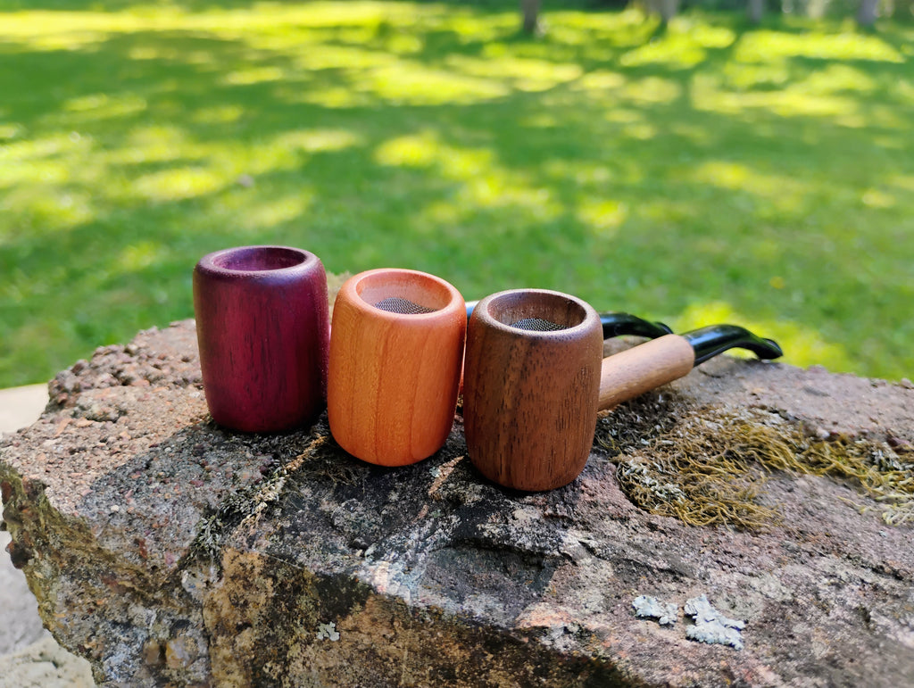 4 inch Screen Smoking Pipe with Plastic Mouthpiece