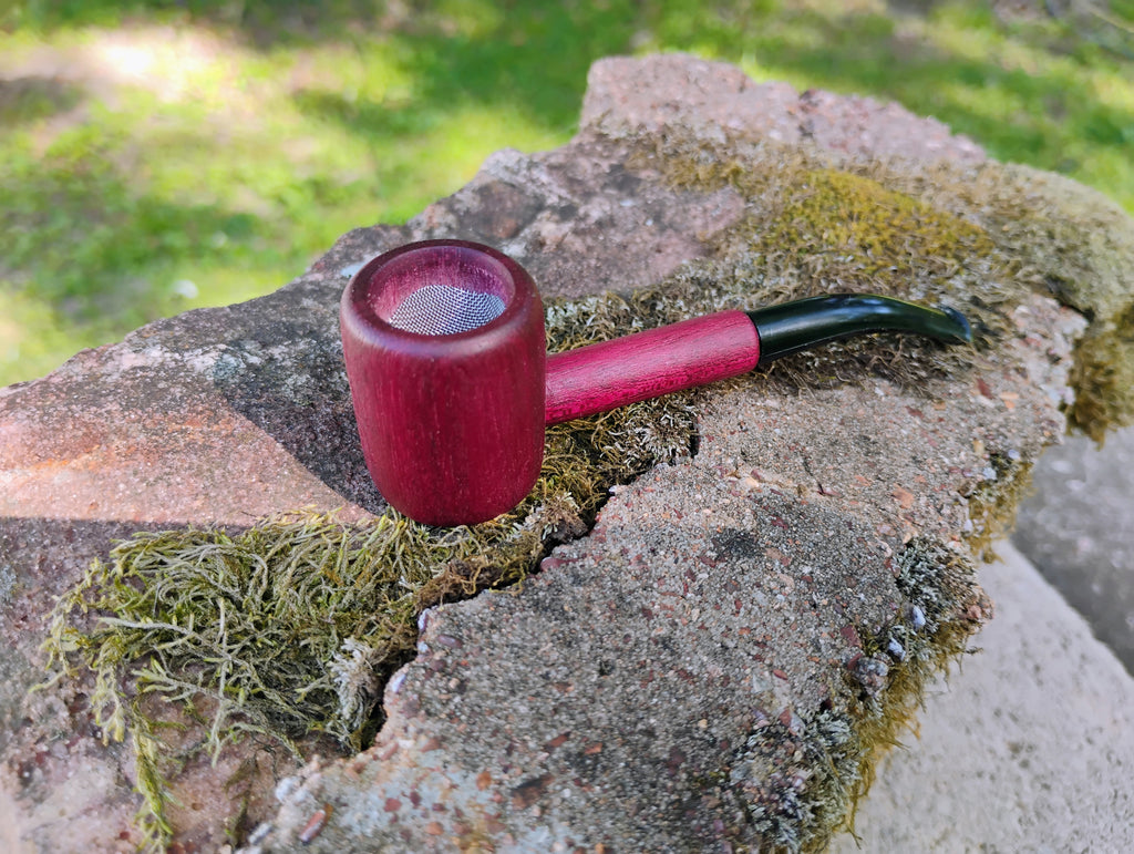 4 inch Screen Smoking Pipe with Plastic Mouthpiece