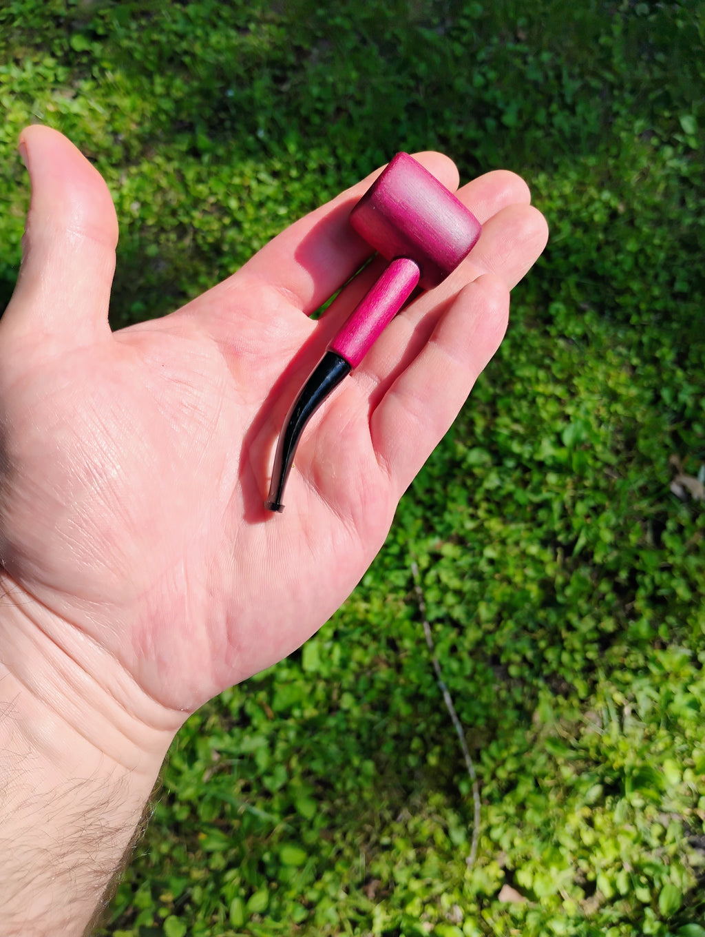 4 inch Screen Smoking Pipe with Plastic Mouthpiece