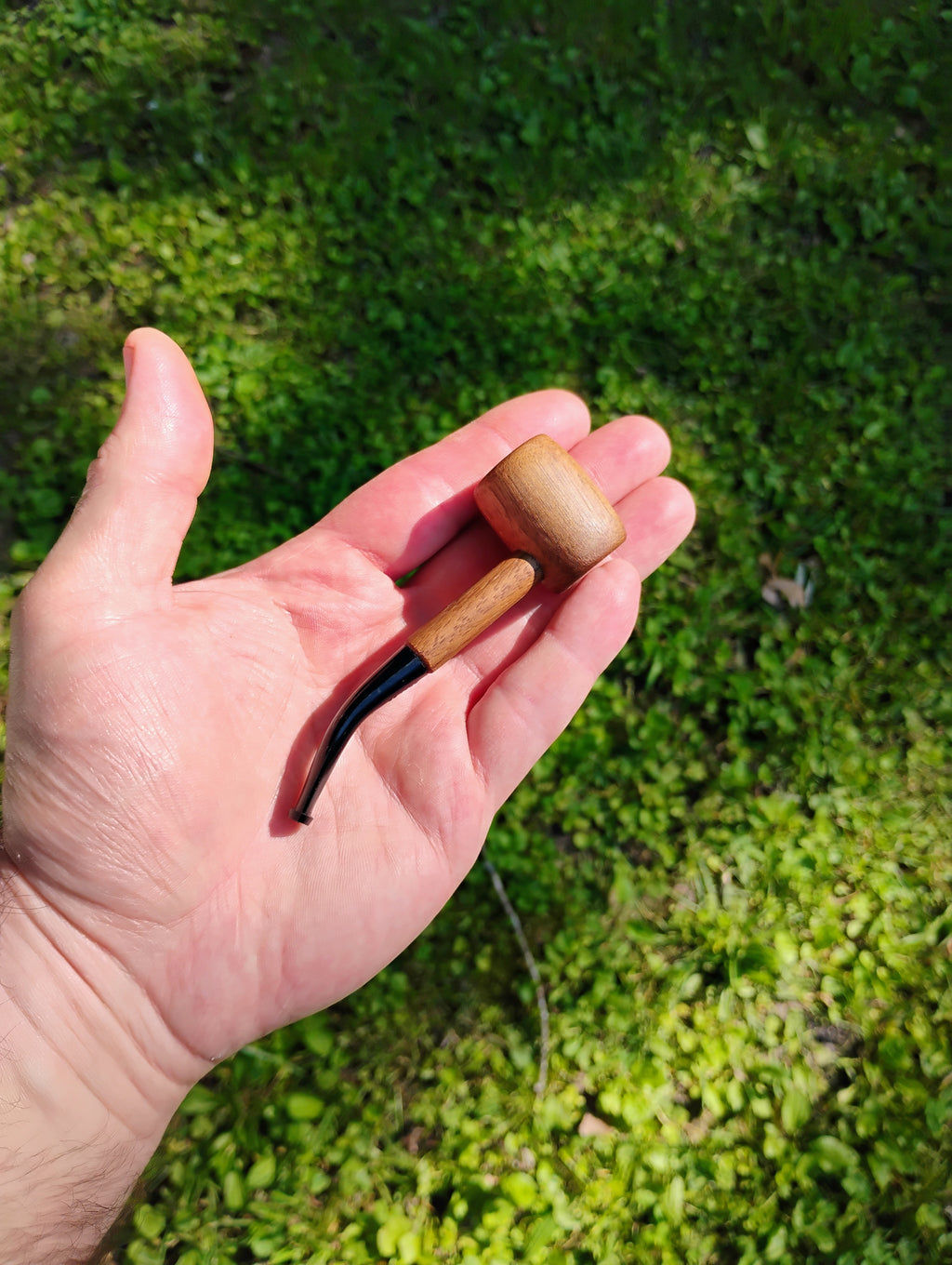 4 inch Screen Smoking Pipe with Plastic Mouthpiece