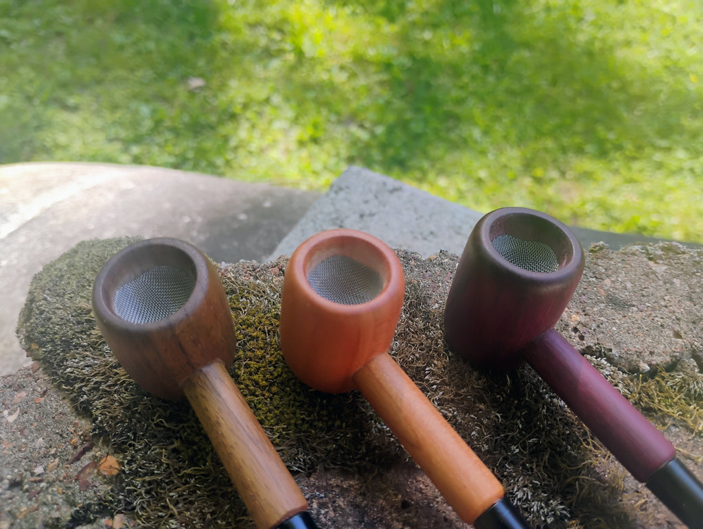 4 inch Screen Smoking Pipe with Plastic Mouthpiece