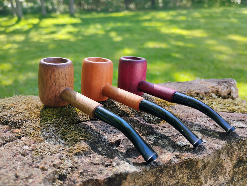 4 inch Screen Smoking Pipe with Plastic Mouthpiece