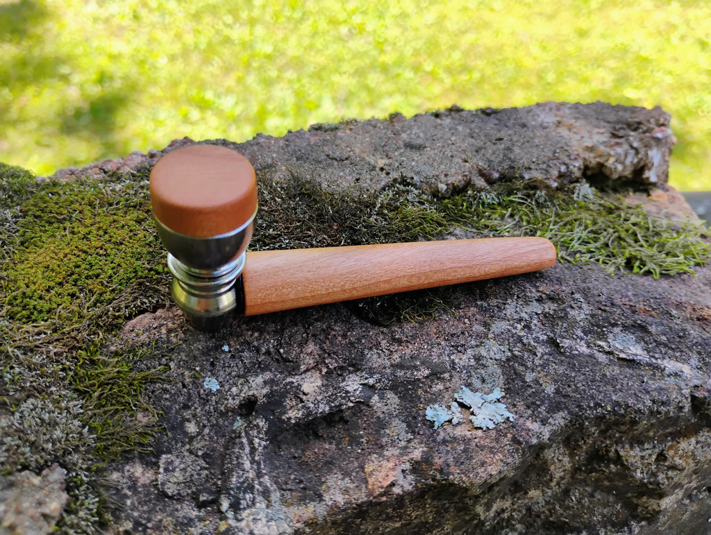Metal/Wood Hybrid Pipe with Lid