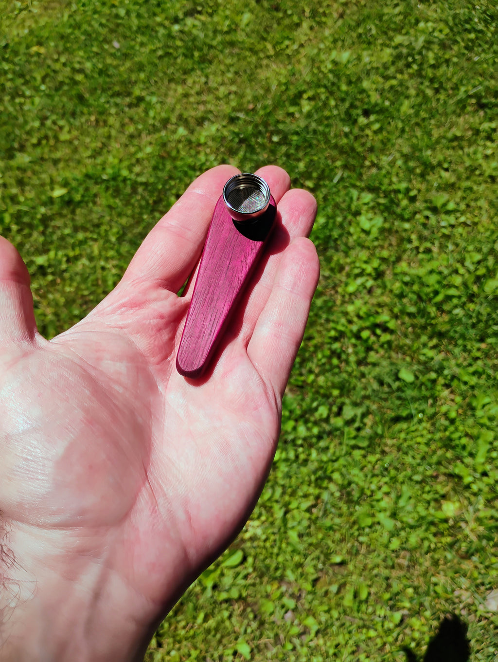 Metal/Wood Hybrid Cone Pipe with Metal Bowl