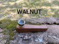 Metal/Wood Hybrid Pyramid Pipe with Metal Bowl