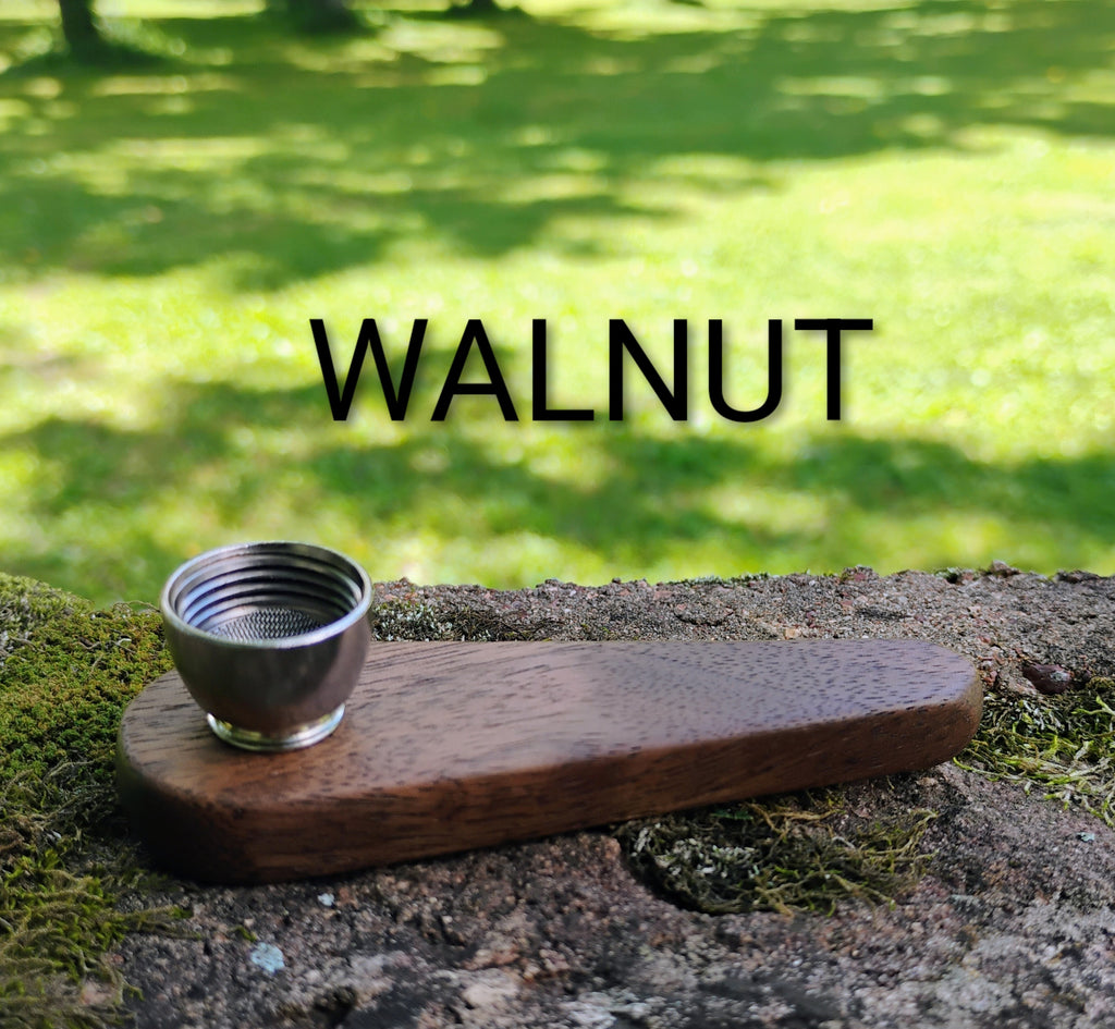 Metal/Wood Hybrid Cone Pipe with Metal Bowl