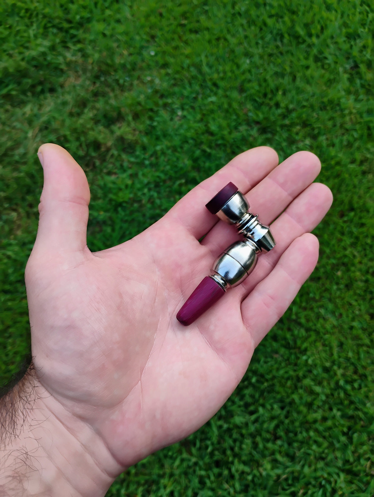 2.5 to 4.5 inch Metal/Wood Hybrid Chamber Pipe with Lid