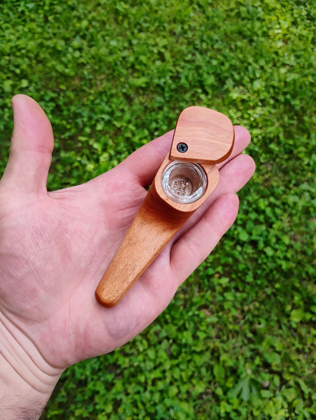 Glass/Wood Hybrid Pocket Pipe