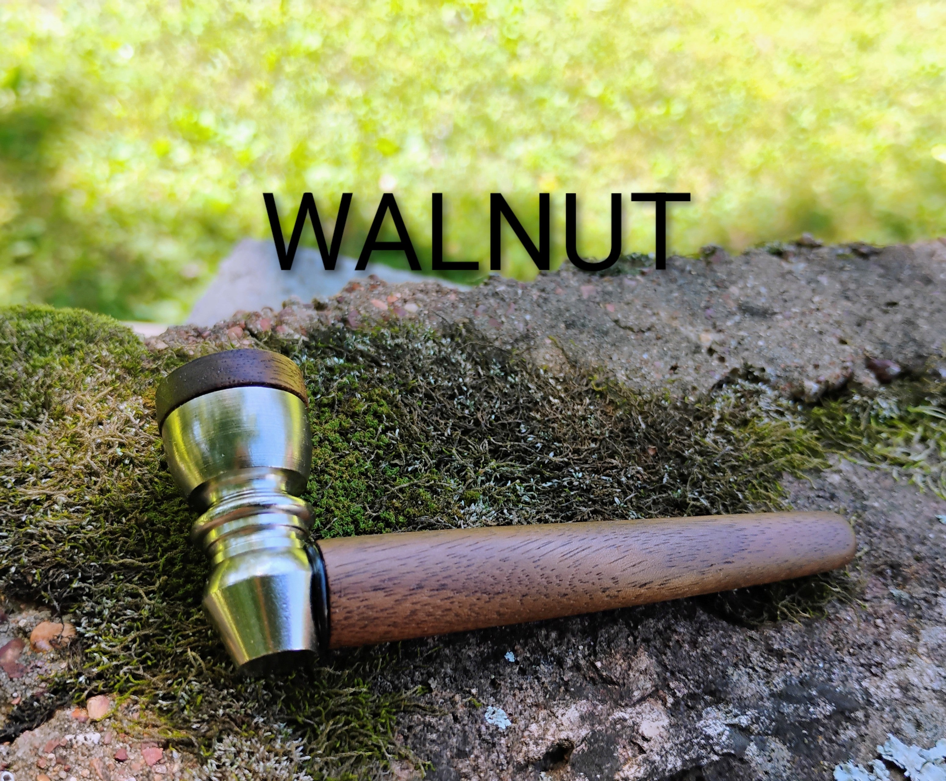 Metal/Wood Hybrid Pipe with Lid