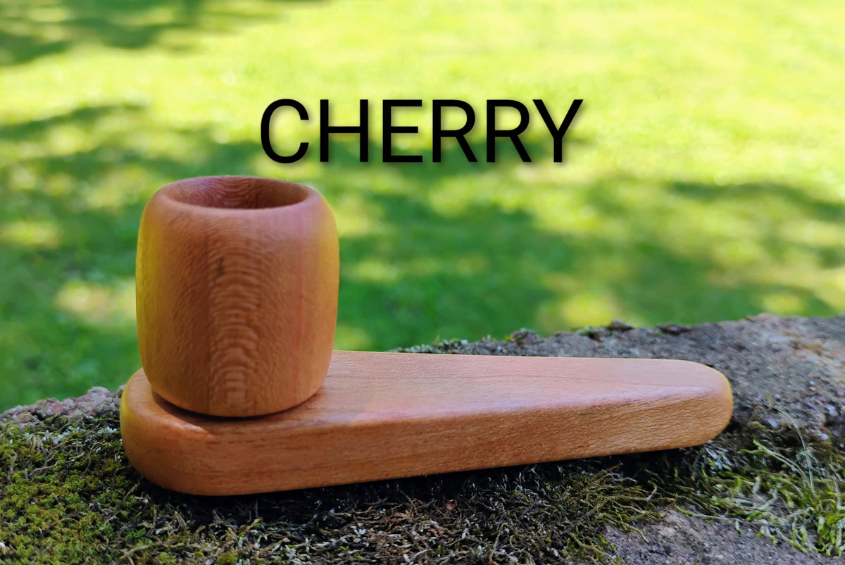 Metal/Wood Hybrid 2 Piece Cone Pipe with Hardwood Bowl