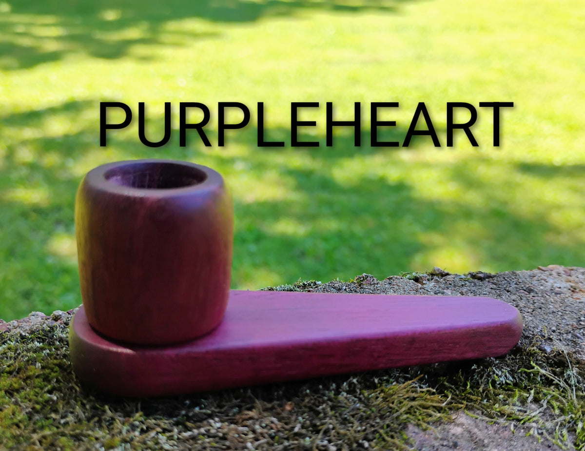 Metal/Wood Hybrid 2 Piece Cone Pipe with Hardwood Bowl