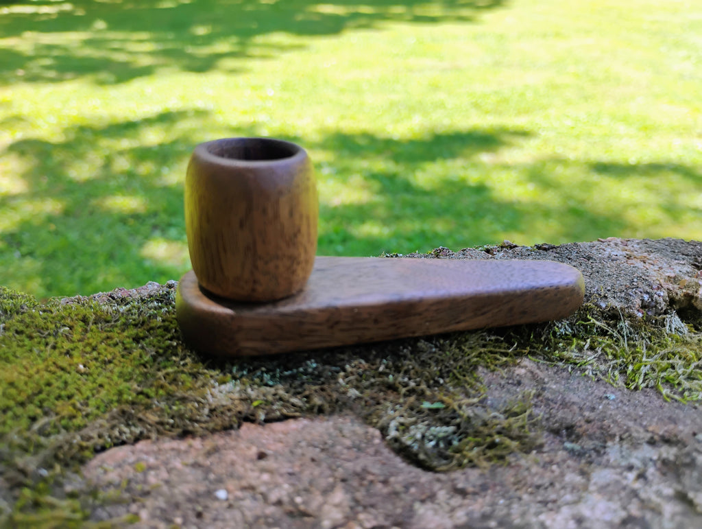 Metal/Wood Hybrid 2 Piece Cone Pipe with Hardwood Bowl