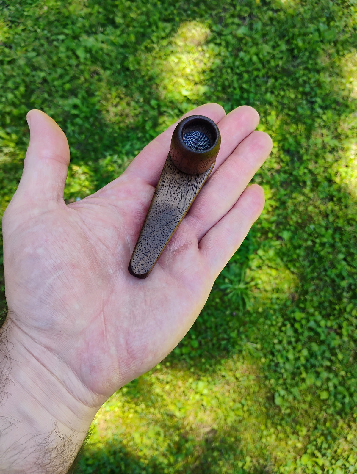 Metal/Wood Hybrid 2 Piece Cone Pipe with Hardwood Bowl
