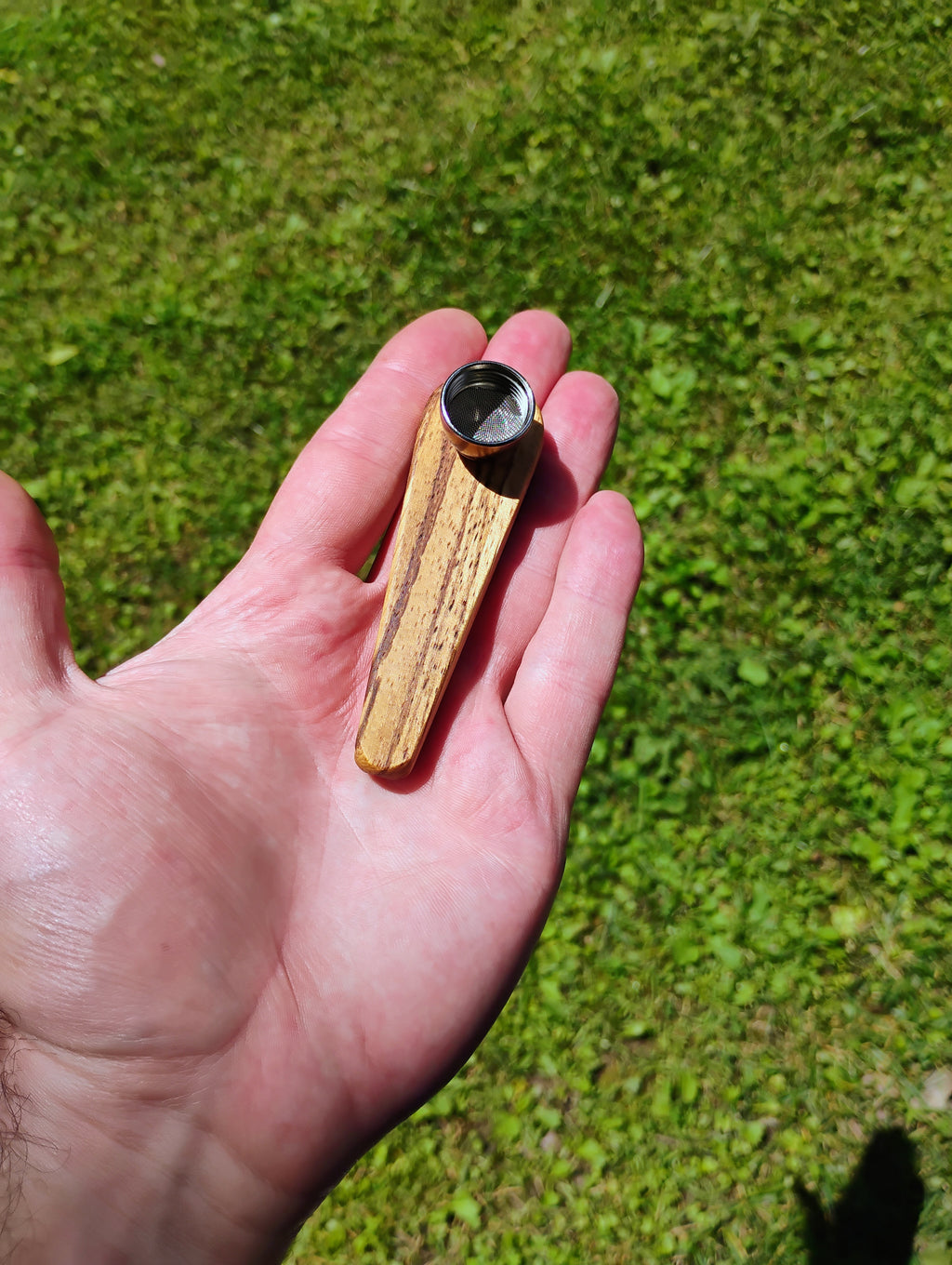 Metal/Wood Hybrid Cone Pipe with Metal Bowl