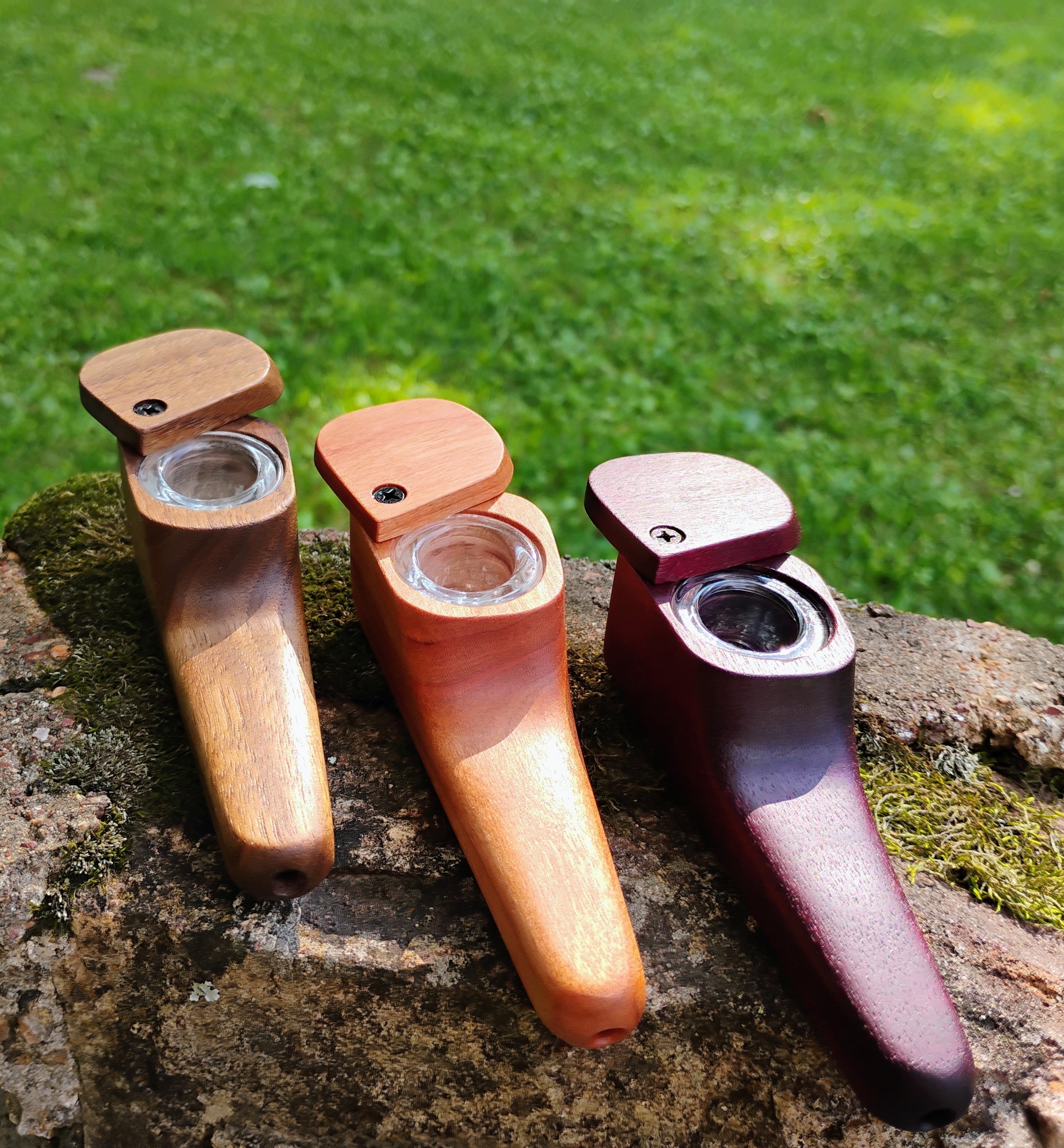 Glass/Wood Hybrid Pocket Pipe