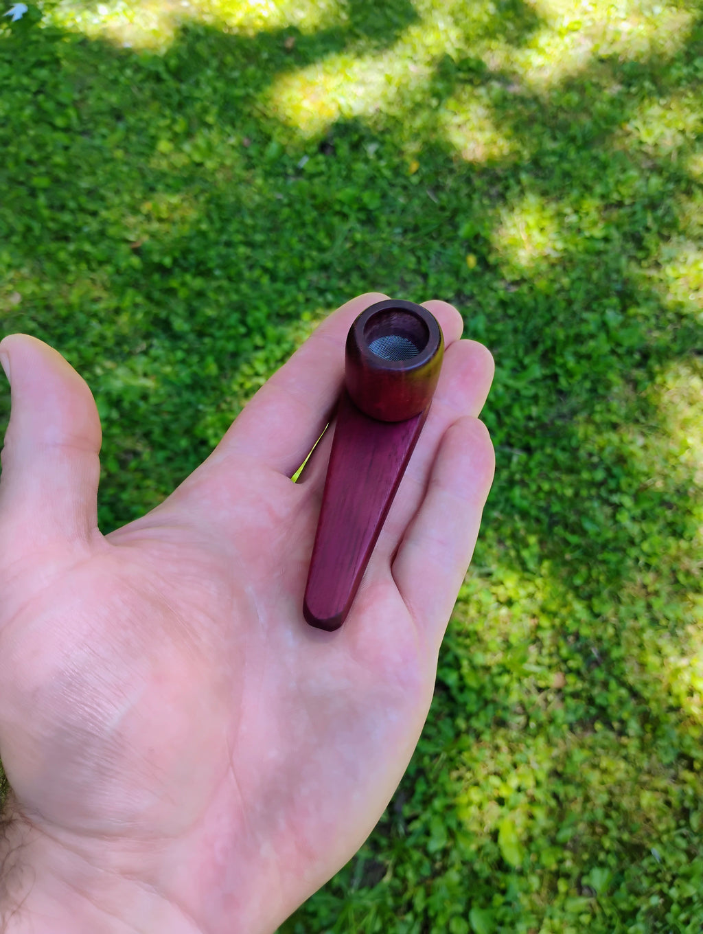 Metal/Wood Hybrid 2 Piece Cone Pipe with Hardwood Bowl