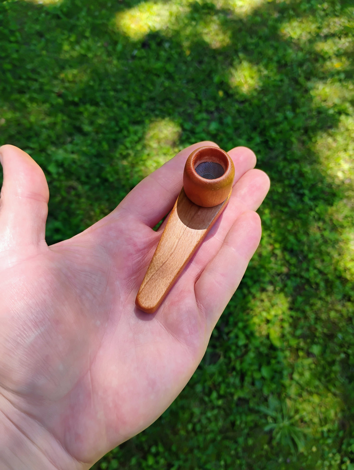 Metal/Wood Hybrid 2 Piece Cone Pipe with Hardwood Bowl