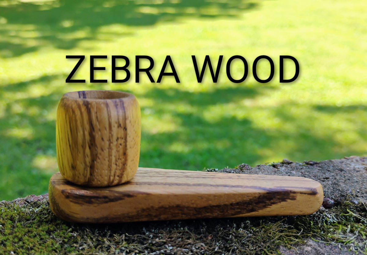 Metal/Wood Hybrid 2 Piece Cone Pipe with Hardwood Bowl