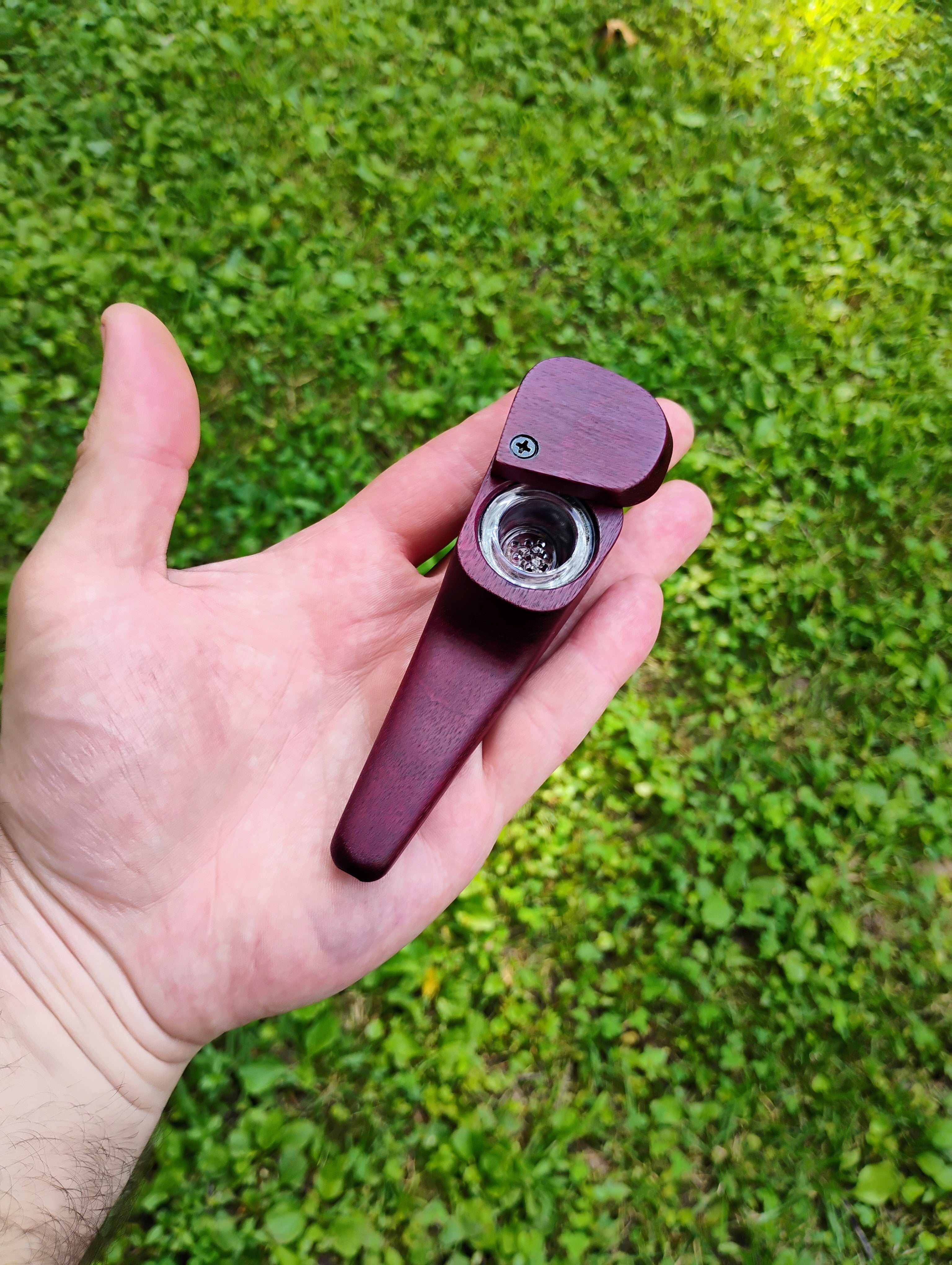 Glass/Wood Hybrid Pocket Pipe