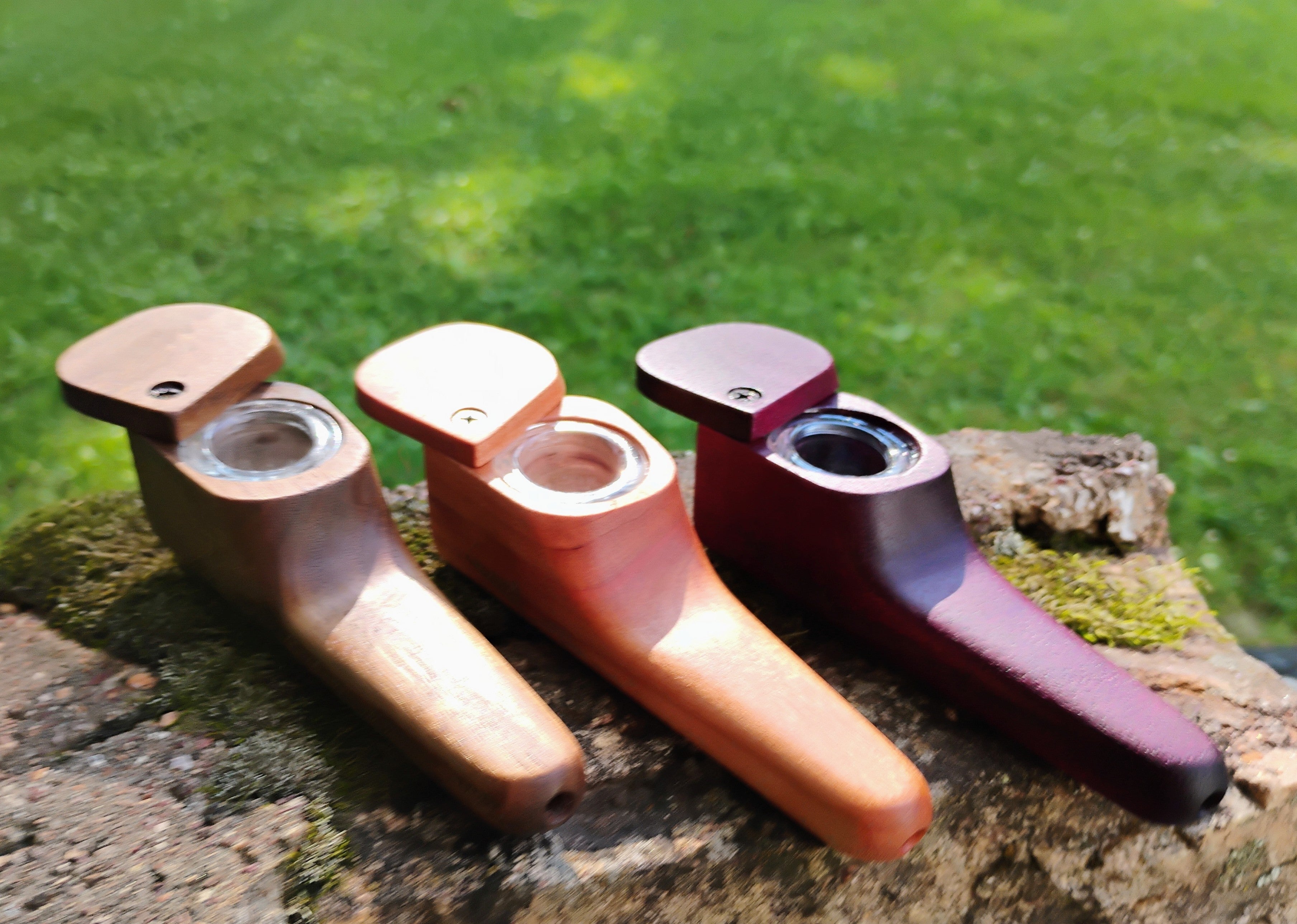 Glass/Wood Hybrid Pocket Pipe