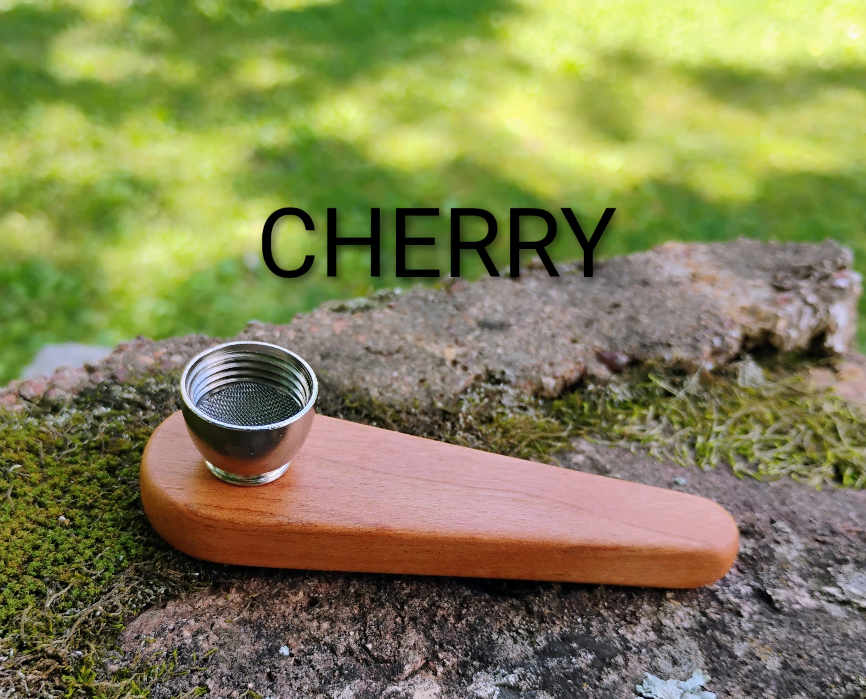 Metal/Wood Hybrid Cone Pipe with Metal Bowl