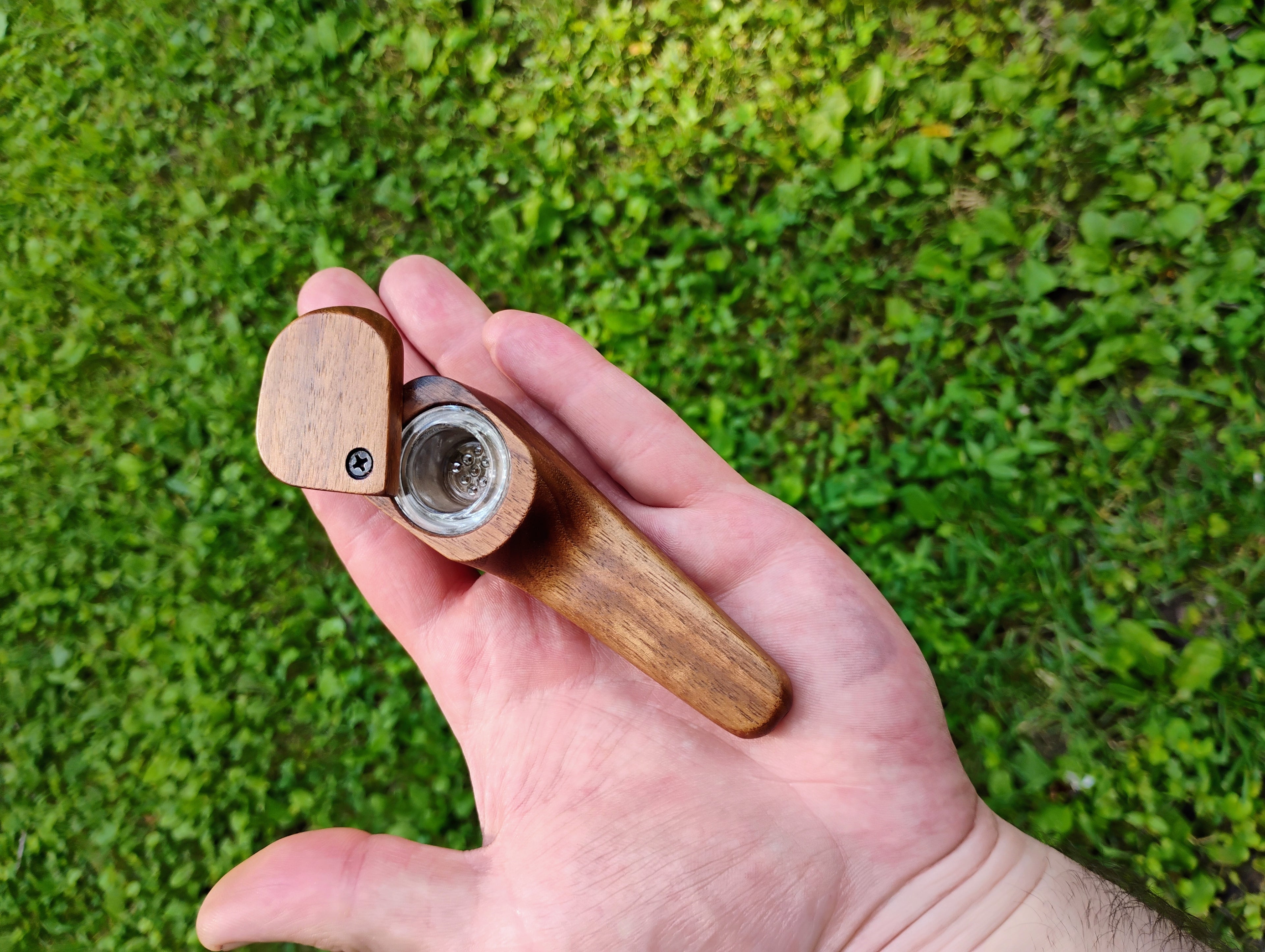 Glass/Wood Hybrid Pocket Pipe