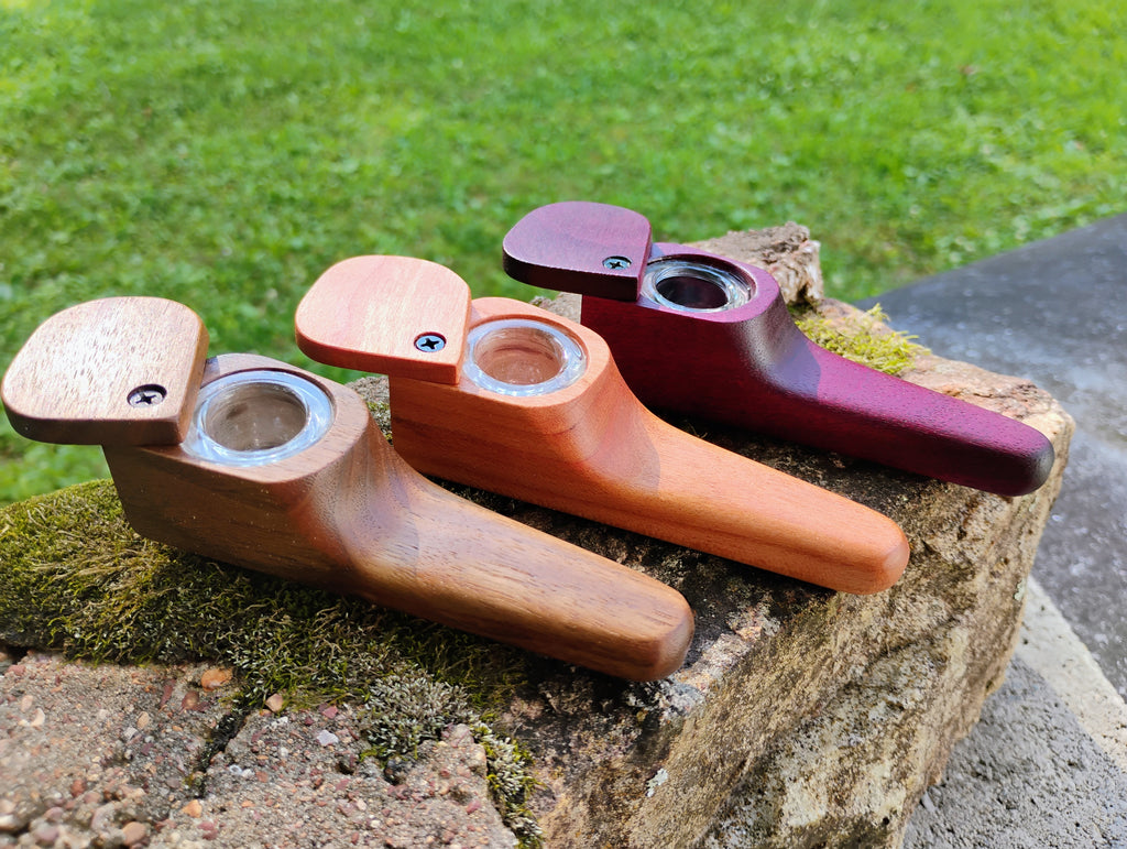 Glass/Wood Hybrid Pocket Pipe