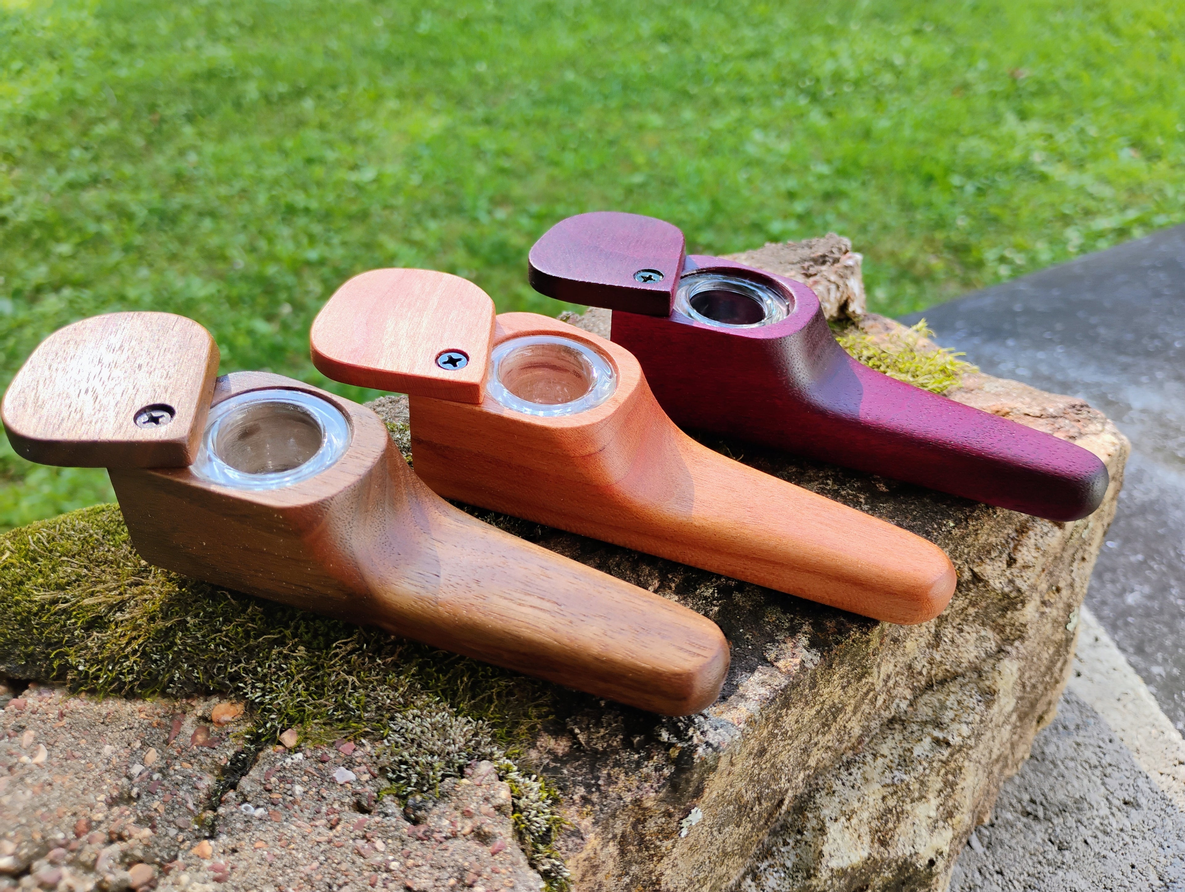 Glass/Wood Hybrid Pocket Pipe