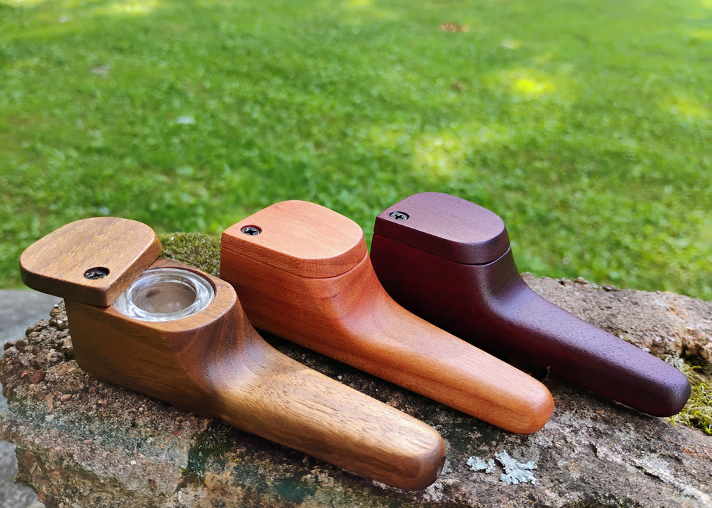 Glass/Wood Hybrid Pocket Pipe