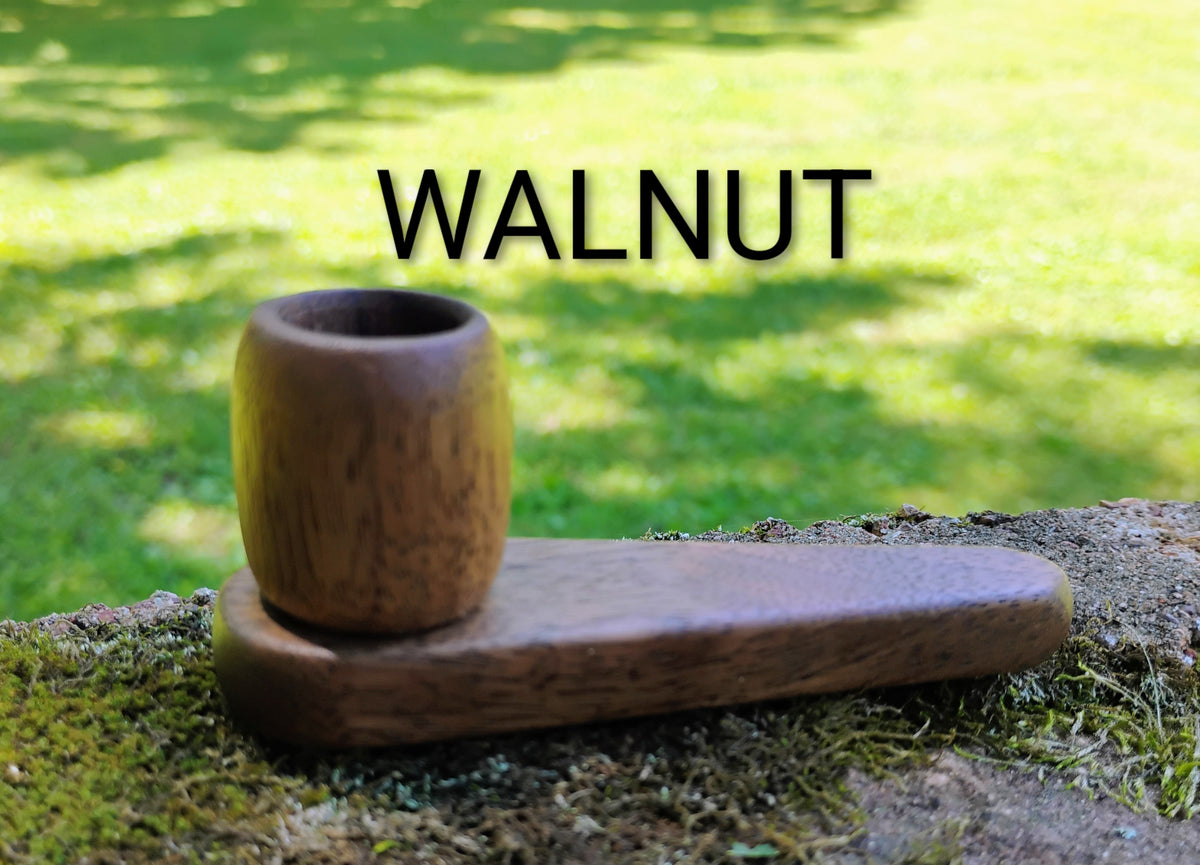 Metal/Wood Hybrid 2 Piece Cone Pipe with Hardwood Bowl