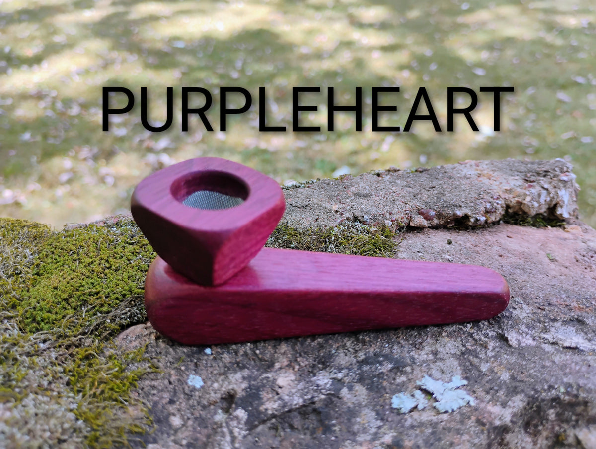 Metal/Wood Hybrid 2 Piece Pyramid Pipe with Hardwood Bowl