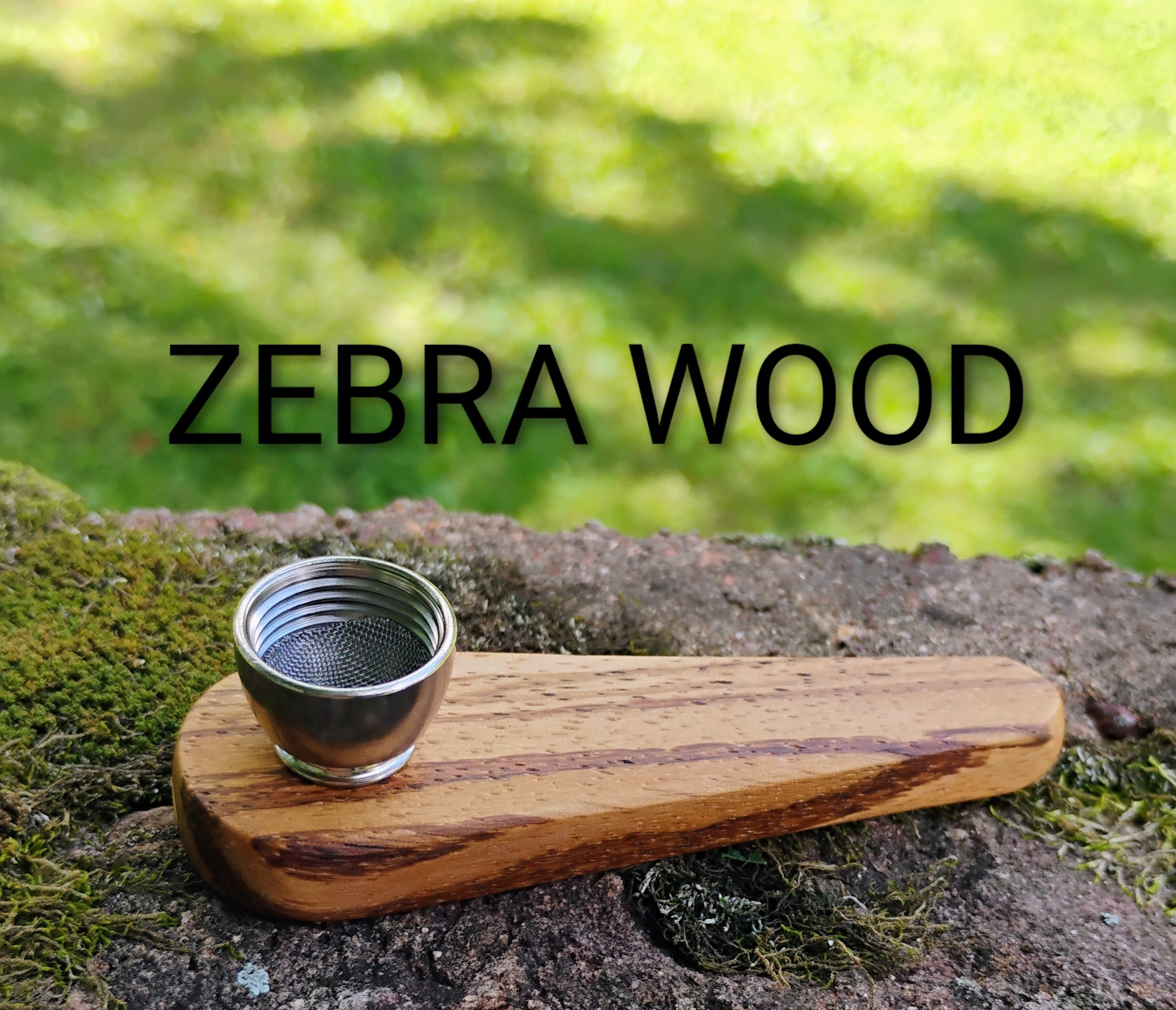 Metal/Wood Hybrid Cone Pipe with Metal Bowl